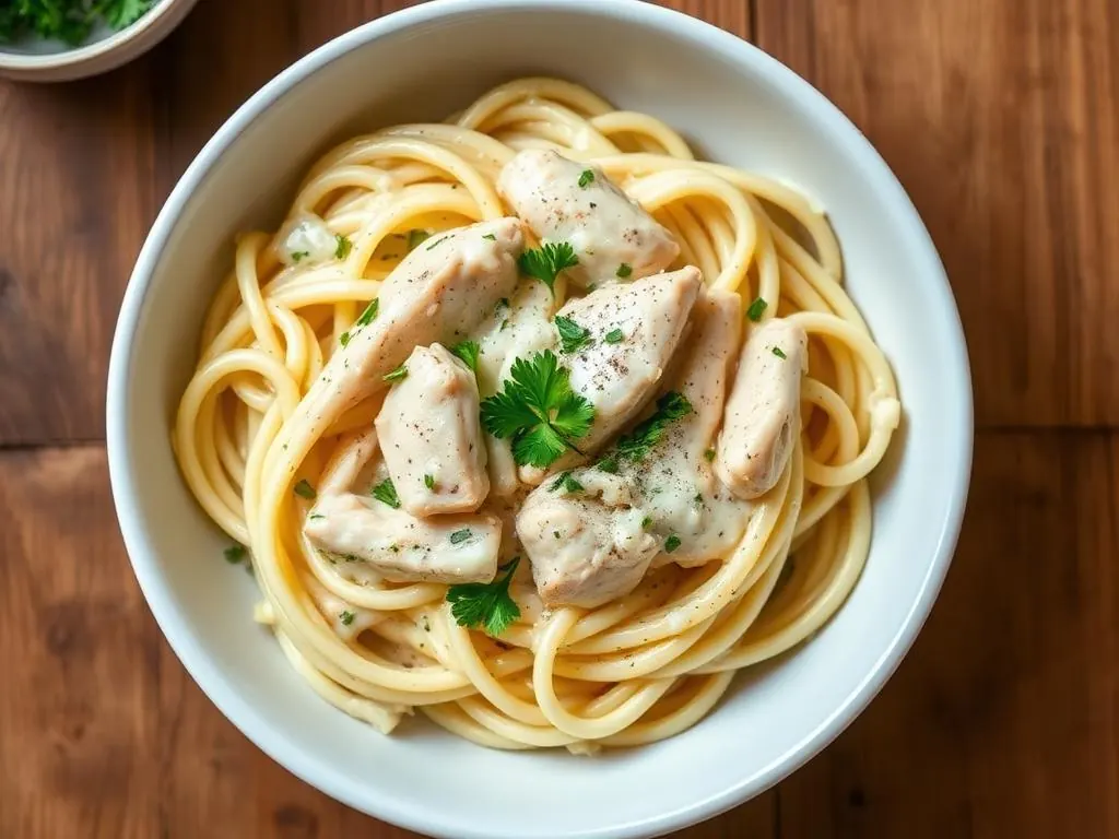 Easy Chicken Alfredo
