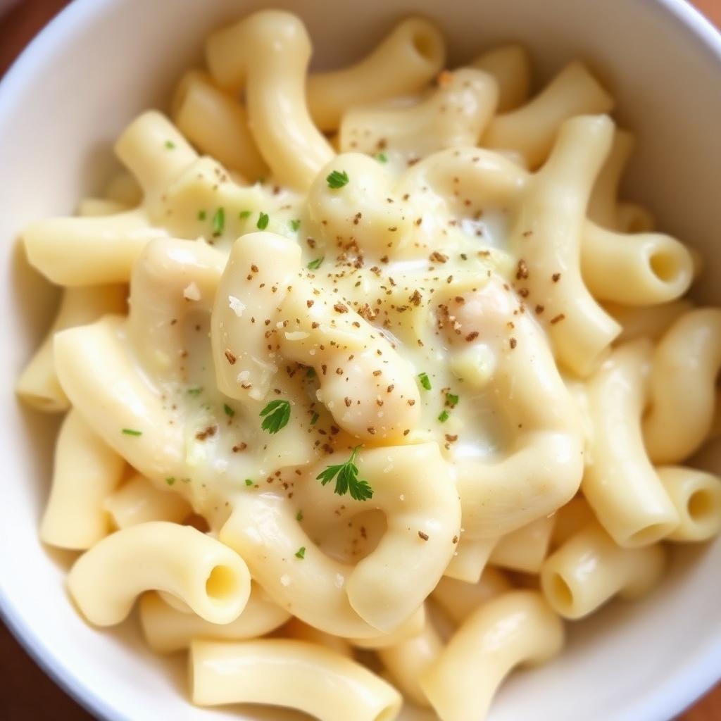 Garlic Parmesan Mac and Cheese